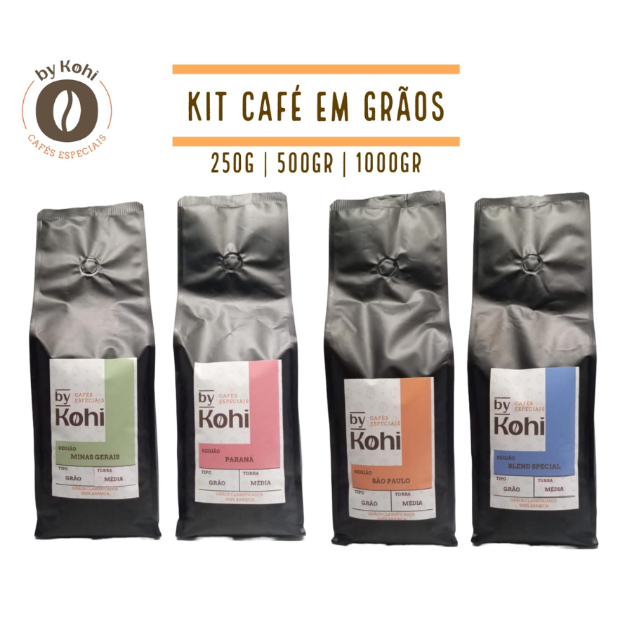 Kits de Café BY Kohi Grãos